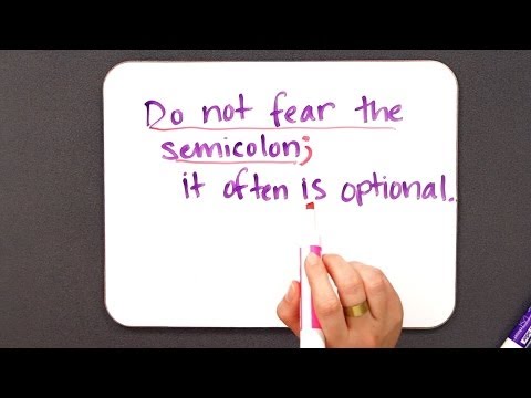 How to Use Semi-Colons | Grammar Lessons