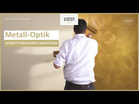 Bringe Luxus in dein Zuhause | Trendstruktur Metall-Optik