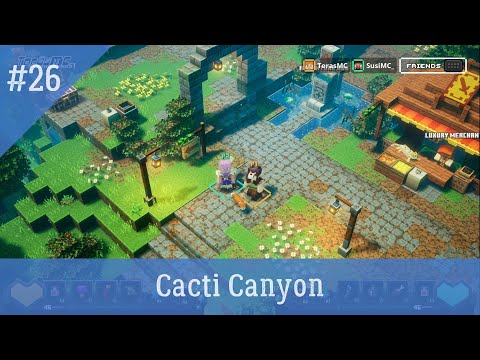 Minecraft Dungeons Cacti Canyon Apocalypse Difficulty Multiplayer Gameplay Walkthrough Part 26
