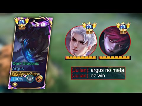 HOW TO DEAL AGAINST META HERO IN SOLO HIGH RANK! ARGUS VS FREDRINN STARLIGHT SKIN!!