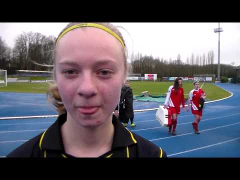 Kelly Philippaerts na FWS Woluwe - Lierse B 3-5 op 30.01.2016