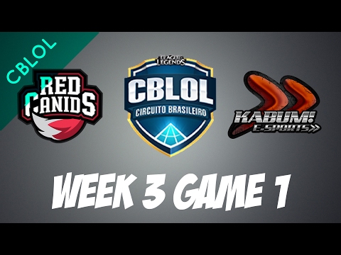 RED vs KaBuM | Game 1  | HIGHLIGHTS | CBLoL 2017 Spring split