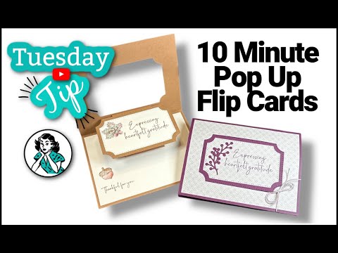 Pop Up Flip Card Tutorial  Easy 10 Minute Gratitude Cards