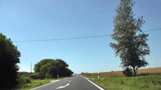 preview picture of video 'Driving Along The D107 Between Cast & Plonévez-Porzay, Finistere, Brittany, France 23rd July 2012'