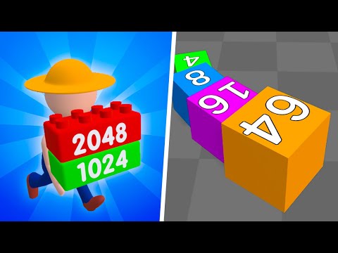 Brick Runner vs Cube Arena 2048  - 123456789 ⭐Max Level Gameplay (Part 1)