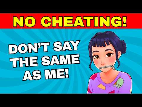 Avoid Saying The Same Thing As Me 🤔 MEGA CHALLENGE QUIZ! (Don't Say What I Say)
