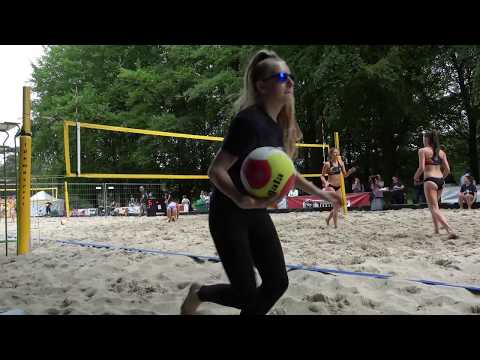 20180512 beachvolley brussel: lisa vandenvonder sarah cools vs lore vandenvonder annelies stokbroekx
