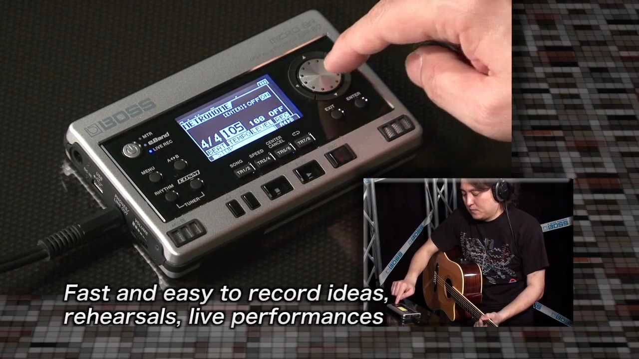 Boss Micro BR80 digital recorder