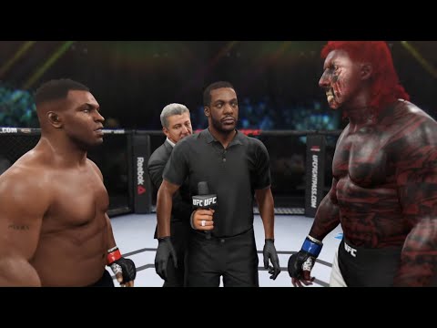 Mike Tyson vs. Lava Demon - EA Sports UFC 2 - Boxing Stars 🥊