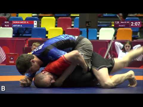 Round 2 Men - 62 kg: A. DORIN MEZEI (ROU) v. A. ARTUR (RUS)