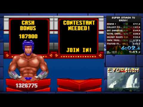 Super Smash T.V. Speedrun || Easy% [6:02]