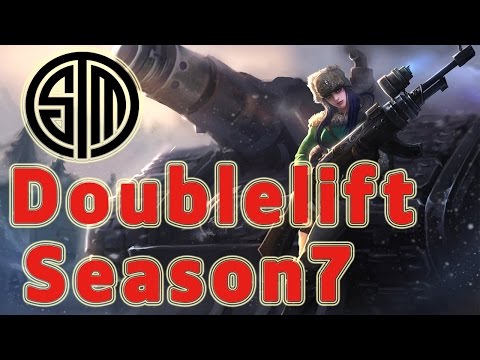 TSM Doublelift Caitlyn ADC vs Ziggs Patch 6.24