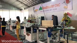 Dây chuyền máy chà nhám chân ghế tự động nạp phôi