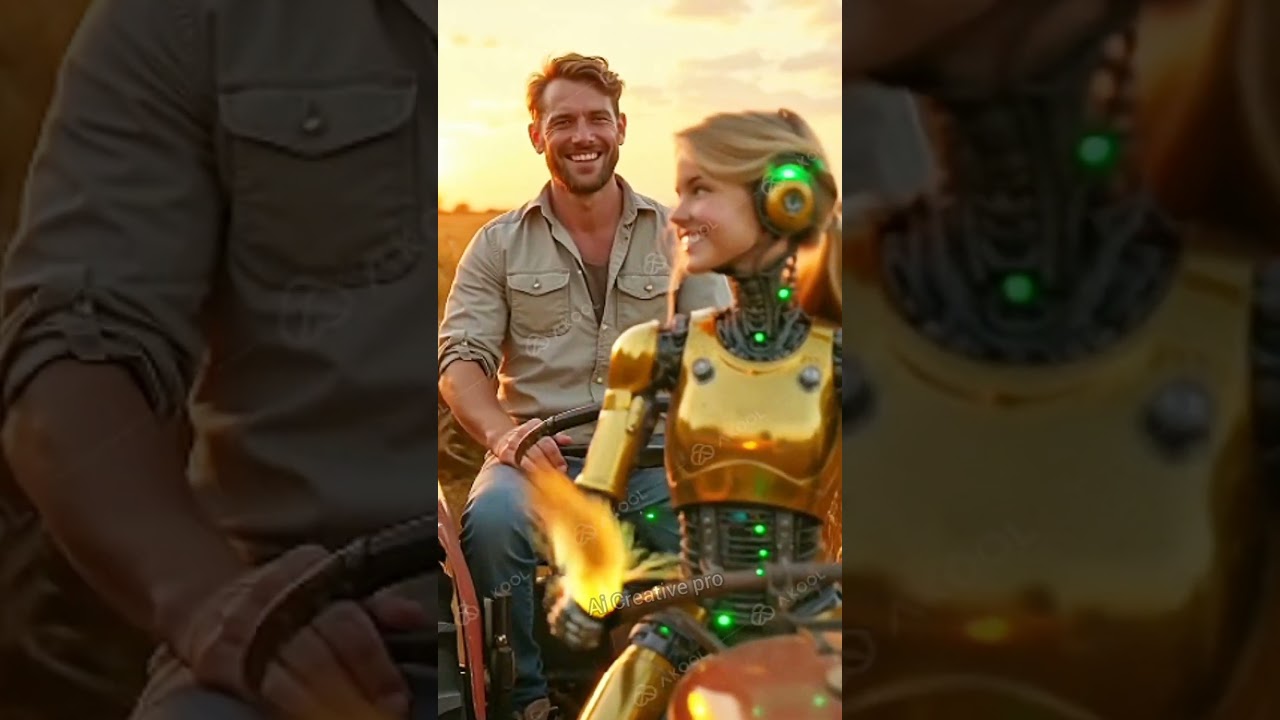 Ai Creative girl Robot work with his Owner#ai #creative #robot #robots #airobot #robotics #girlrobot