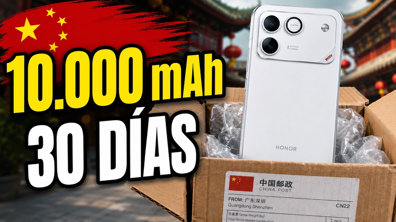 30 DÍAS con un MÓVIL CHINO con BATERÍA GIGANTE | Honor WIN RT