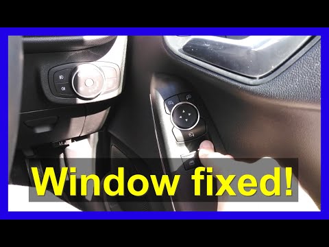 Electric window stuck down? This is how to close it again easily!