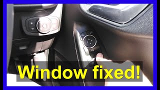 Electric window stuck down? This is how to close it again easily!