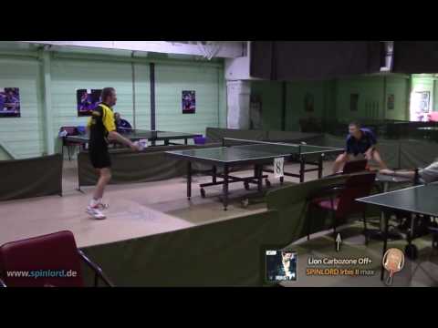 SPINLORD Irbis II max - BH topspin on LION Carbozone Off+