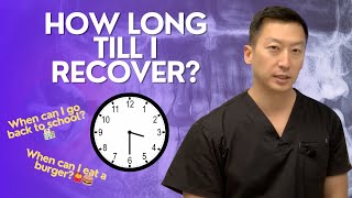 How long is the recovery process after getting your wisdom teeth out