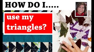 🔺◢  SCRAP TRIANGLES - LET ME SHOW YOU AN EASY IDEA!  ◀ 🔺 Scrapbuster with Adding Machine Tape