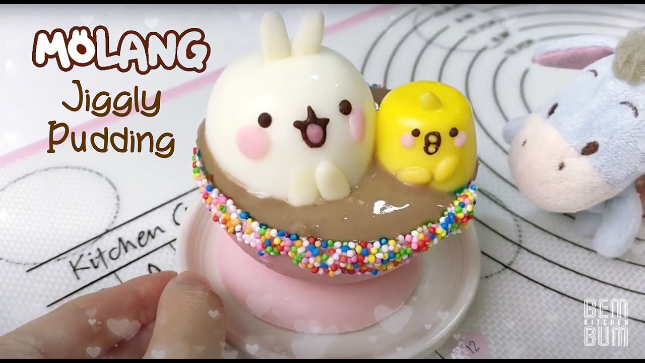 How to Make Molang & Piu Piu Jiggly Pudding!