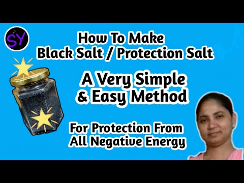 How To Make Black Salt For Protection Simple & Easy Way To Make The Black Salt / Protection Salt