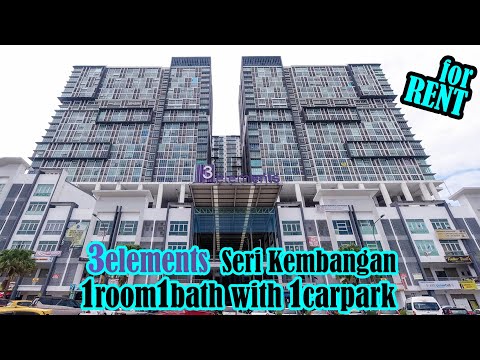 3elements Service Residence 1 Room 1 Bath 1 Carpark SOFO unit for RENT!! [House Tour]