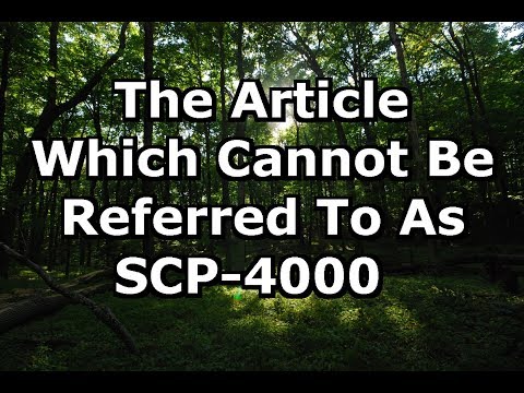 The SCP-4000 Contest Winner