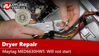 Maytag Dryer Repair - Will Not Start, Noisy When Running - Idler Assembly