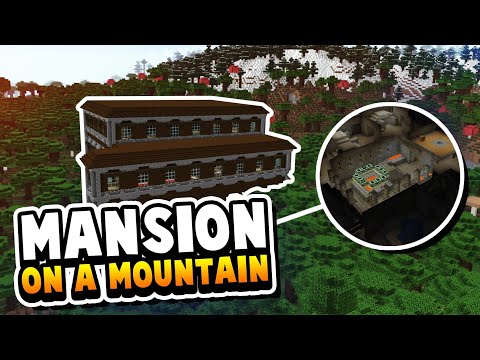 Woodland Mansion + Minecraft 1.18 terrain = WOAH