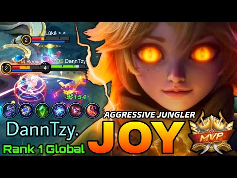 Jungler Joy Aggressive Gameplay - Top 1 Global Joy by DannTzy. - Mobile Legends