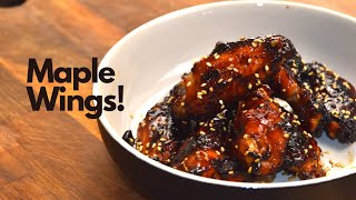 Air Fryer Chicken Wings [Maple Teriyaki] | WoW Wing Episode 4