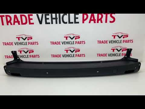For Vauxhall Vivaro 2019-Rear Bumper LWB With 4PDC Holes & Tow Eye Cover Black video