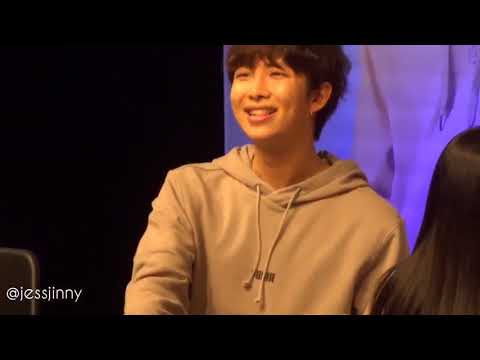 180804 BTS - NAMJOON @PUMA FANSIGN!  ( Vid by @jessjinny )