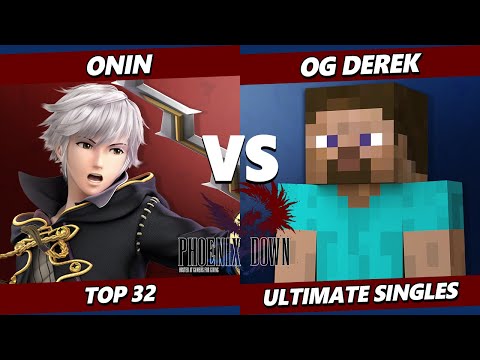 Phoenix Down - Onin (Robin) Vs. OG Derek (Steve) Smash Ultimate - SSBU