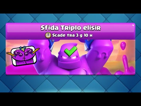 Sfida Triplo Elisir - Il deck giusto per vincere facilmente la nuova emoticon! #392