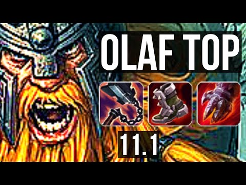 OLAF vs CAMILLE (TOP) | 8/1/5, 1.7M mastery, 500+ games, Godlike | NA Diamond | v11.1
