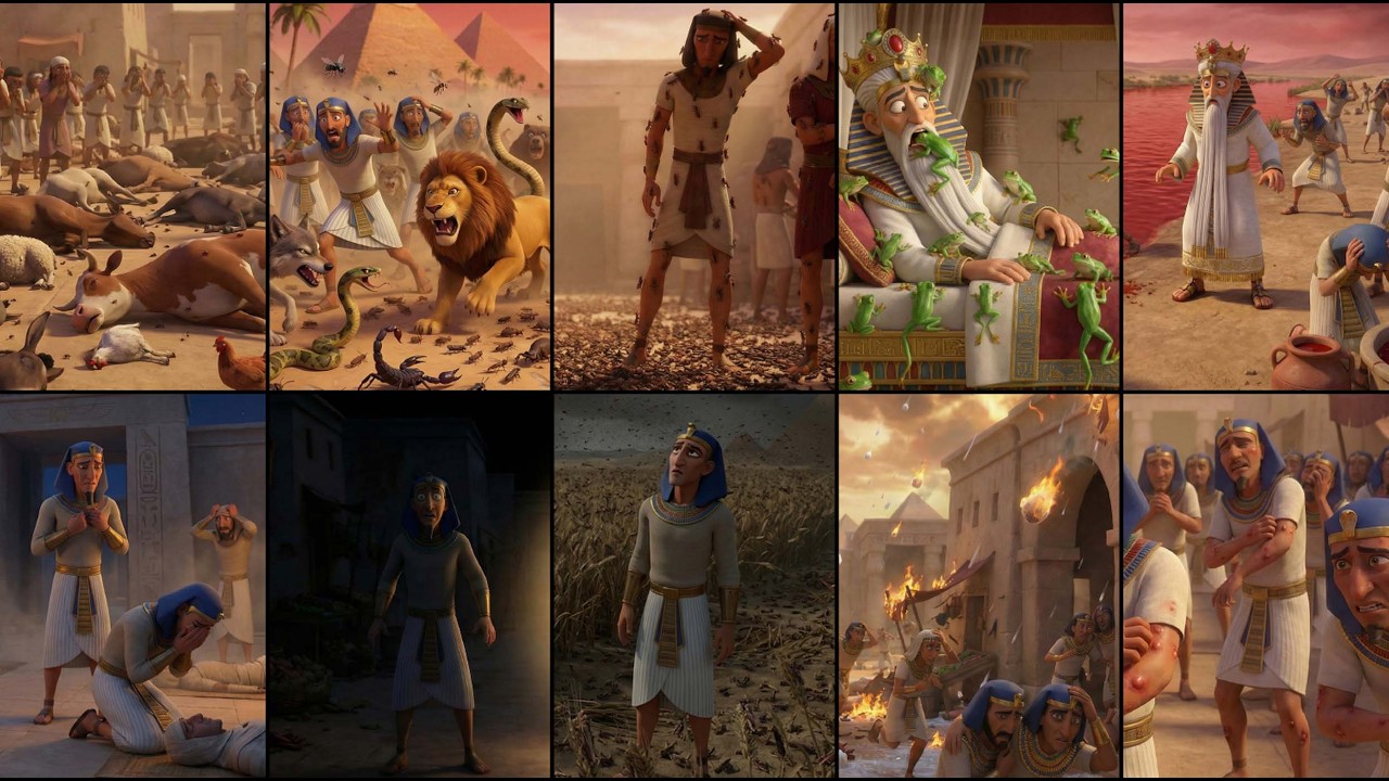 סיפור יציאת מצרים לילדים | קליפ AI מרהיב עם שיר לקראת פסח תשפ"ו 2026 | צפו