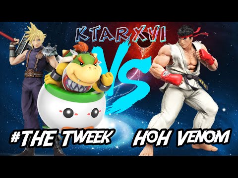 #THE Tweek (Cloud/Bowser Jr) vs HoH Venom (Ryu) - KTAR XVI Pools
