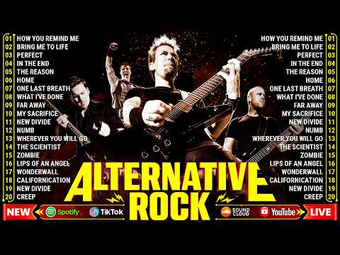 The Best Of 2000's Alternative Rock🎶Creed, Linkin Park, Nickelback, Coldplay, Green Day, Lifehouse