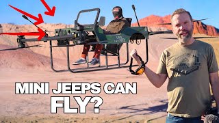 Este mini jipe ​​acaba de se tornar um veículo voador de verdade.