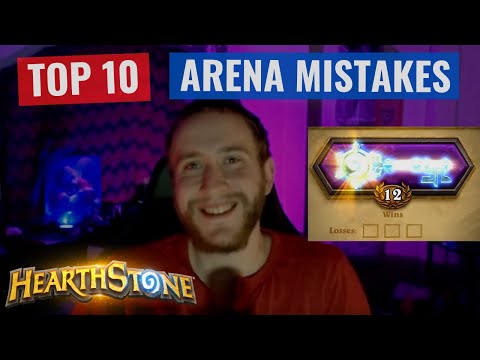 Hearthstone Arena - 10 Most Common MISTAKES that LOSE Games!