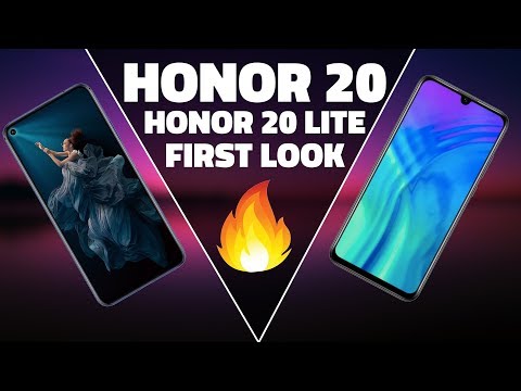 Honor 20 and Honor 20 Lite First Look - Prices, Design, and Key Specifications