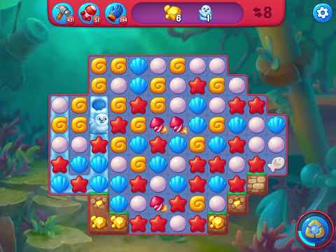 Fishdom Hard level 6831 no boosters フィッシュダム ハード [Friend's]