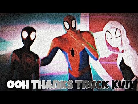 Truck Kun is just doing his work guyz | Truck Kun in spiderverse