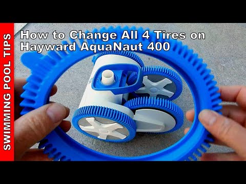 How to Change all 4 Tires on a Hayward AquaNaut 400/450