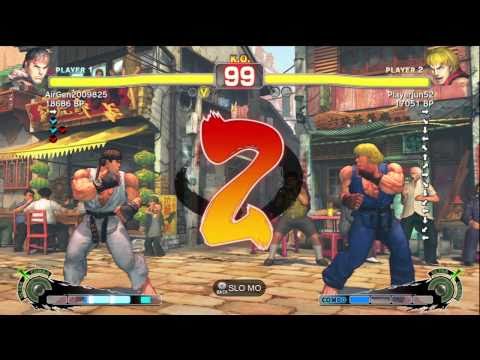 Air [Ryu] vs Playerjun52 [Ken] SSF4 Japanese Online Ranked Matches - TRUE-HD