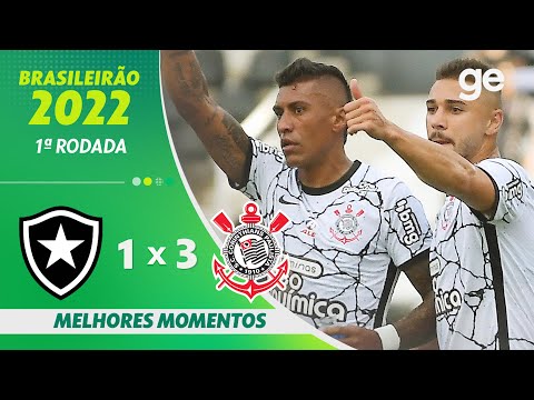 BOTAFOGO 1 X 3 CORINTHIANS