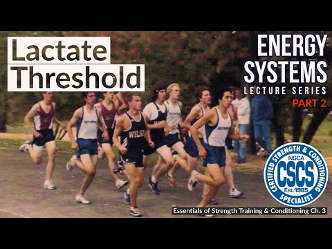Bioenergetics of the Lactate Threshold | CSCS Chapter 3 thumbnail