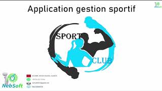 Application de gestion d'un Club Sportif